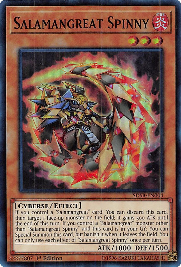 Salamangreat Spinny (4) (SDSB) - YuGiOh Single