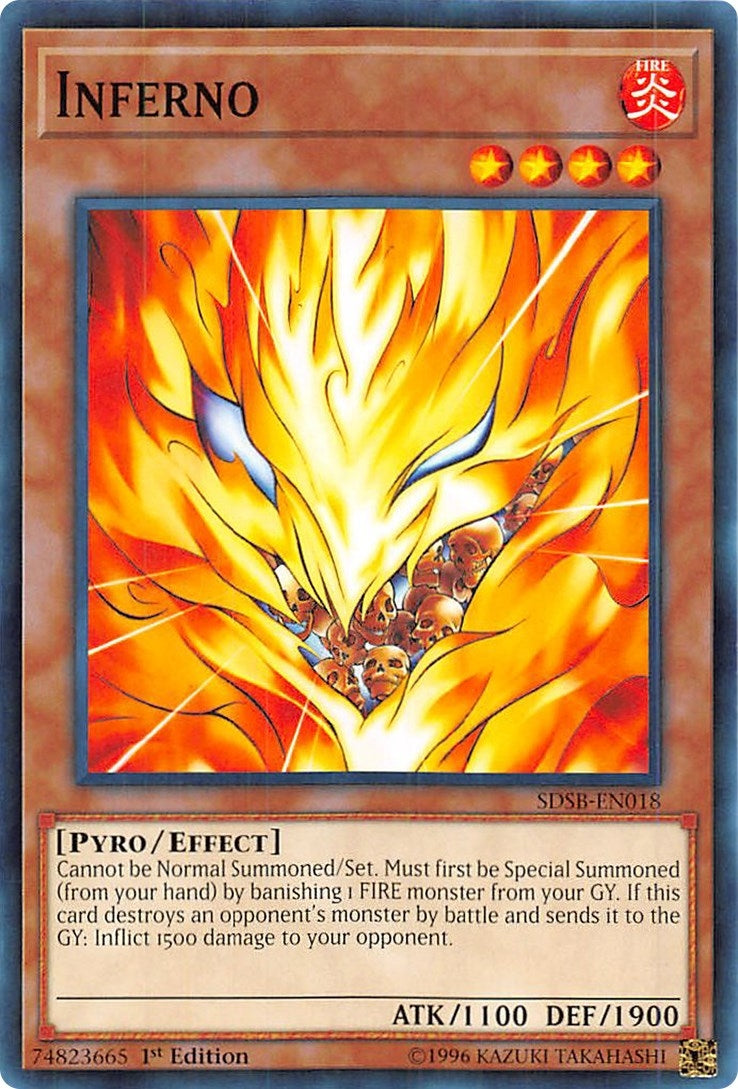 Inferno (18) (SDSB) - YuGiOh Single