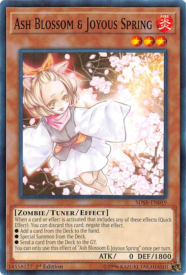 Ash Blossom & Joyous Spring (19) (SDSB) - YuGiOh Single