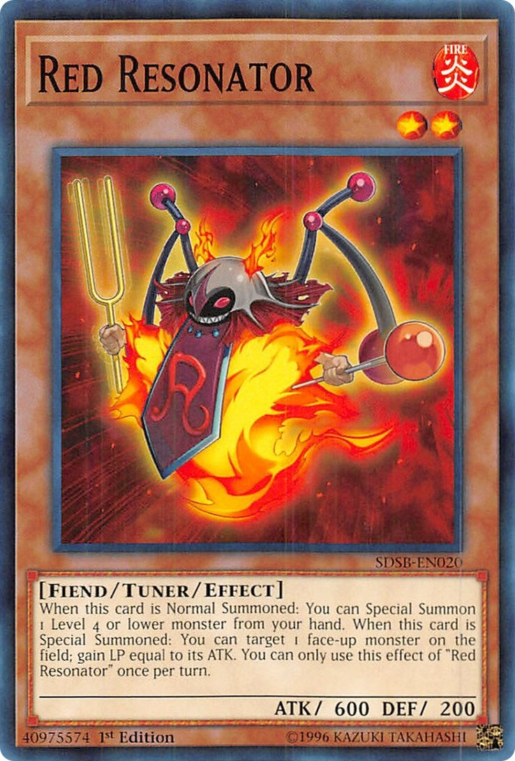 Red Resonator (20) (SDSB) - YuGiOh Single