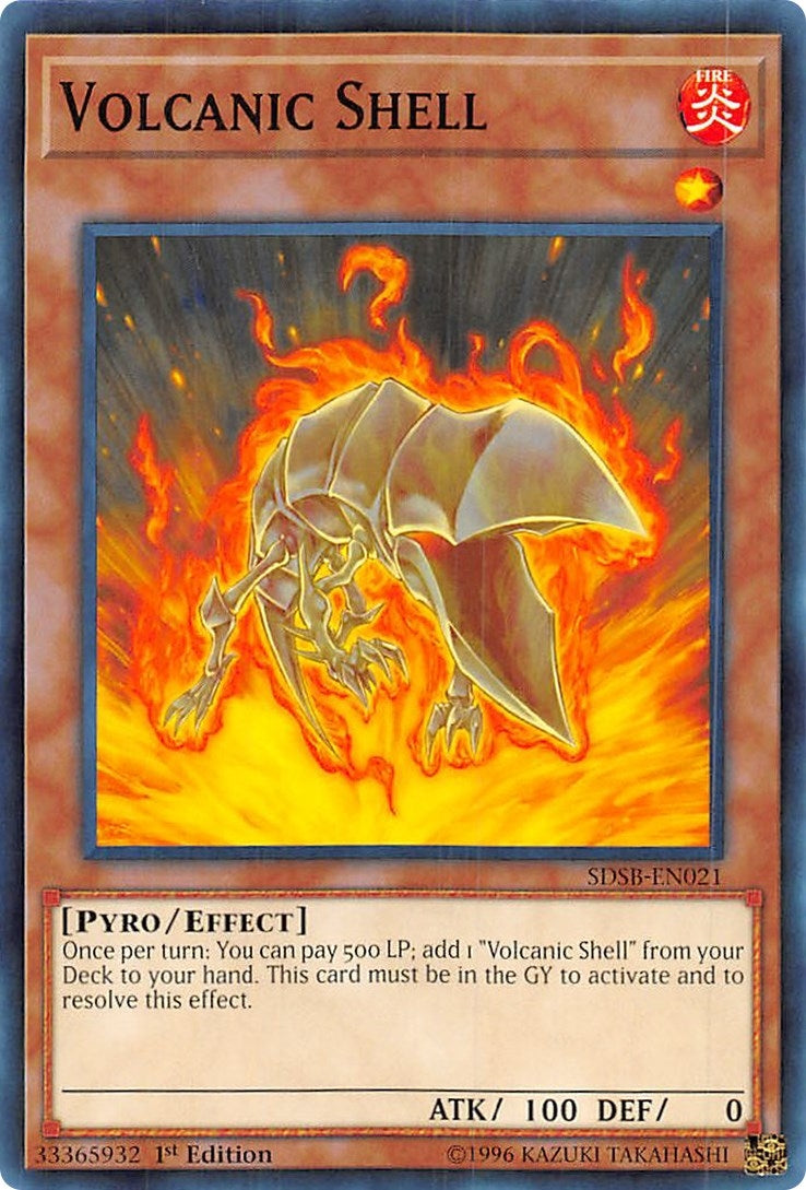Volcanic Shell (21) (SDSB) - YuGiOh Single