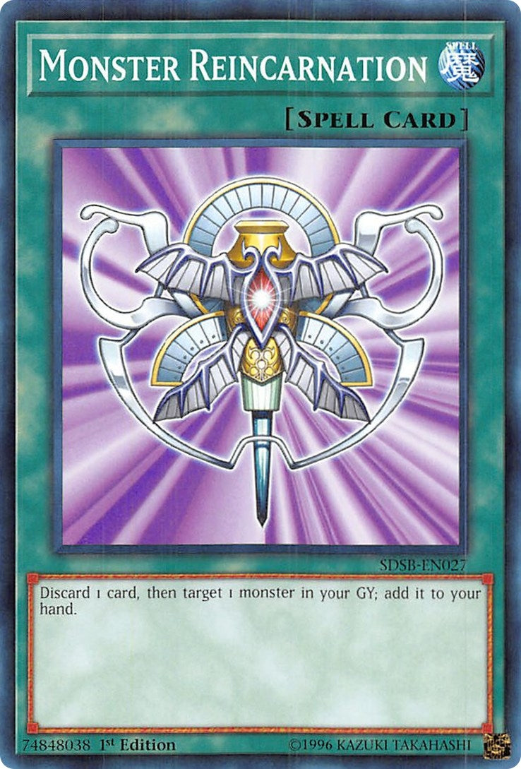 Monster Reincarnation (27) (SDSB) - YuGiOh Single
