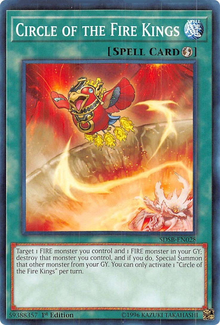 Circle of the Fire Kings (28) (SDSB) - YuGiOh Single