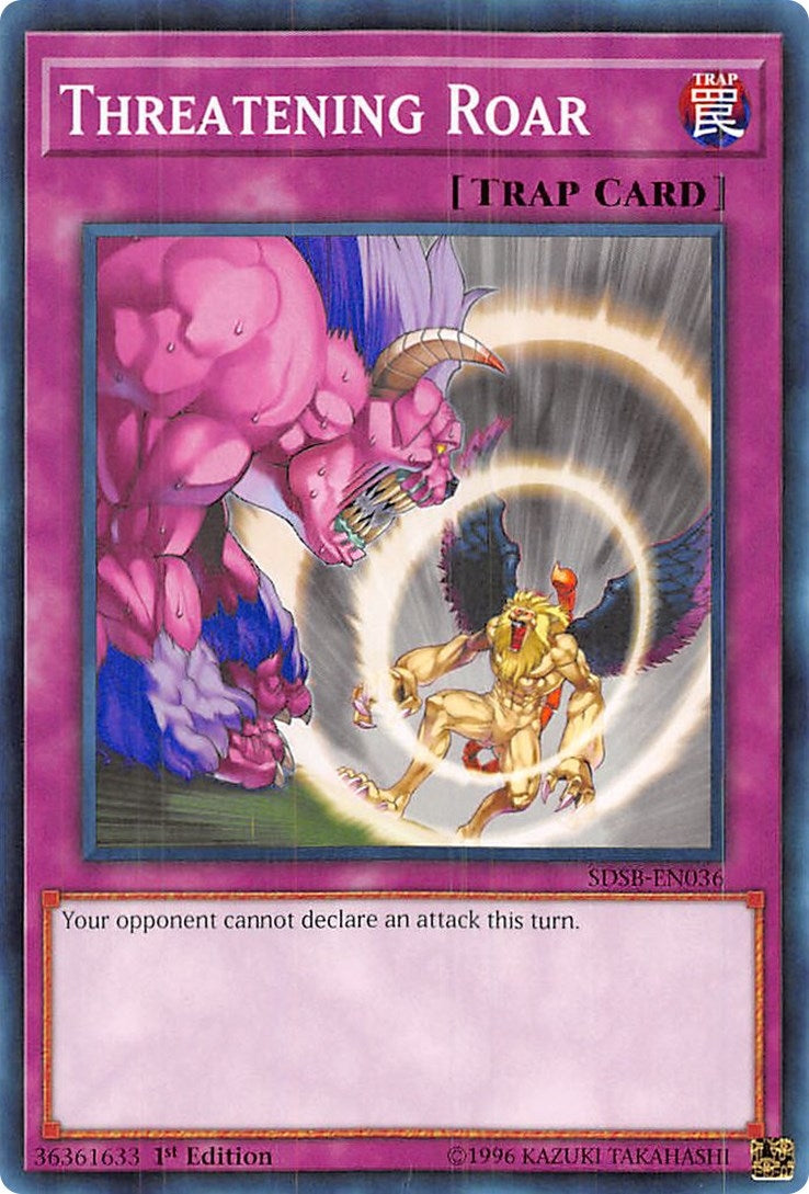 Threatening Roar (36) (SDSB) - YuGiOh Single