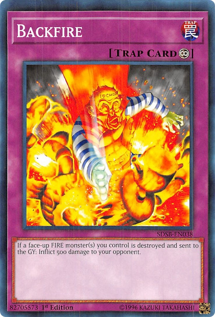 Backfire (38) (SDSB) - YuGiOh Single