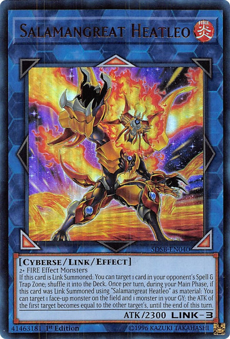 Salamangreat Heatleo (UR) (40) (SDSB) - YuGiOh Single