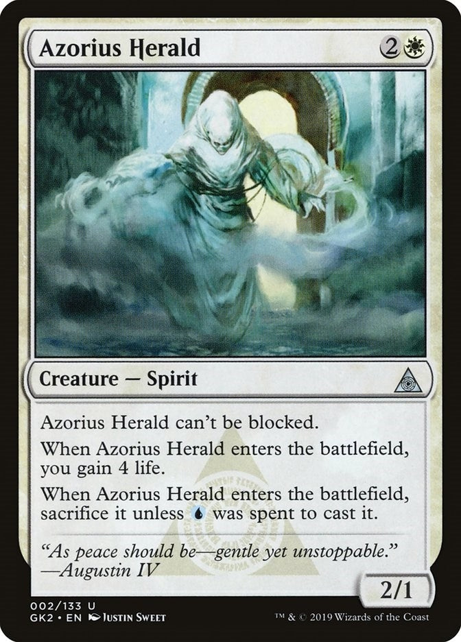 Image for Azorius Herald (2) (Ravnica Allegiance: Guild Kits) - Magic: The Gathering