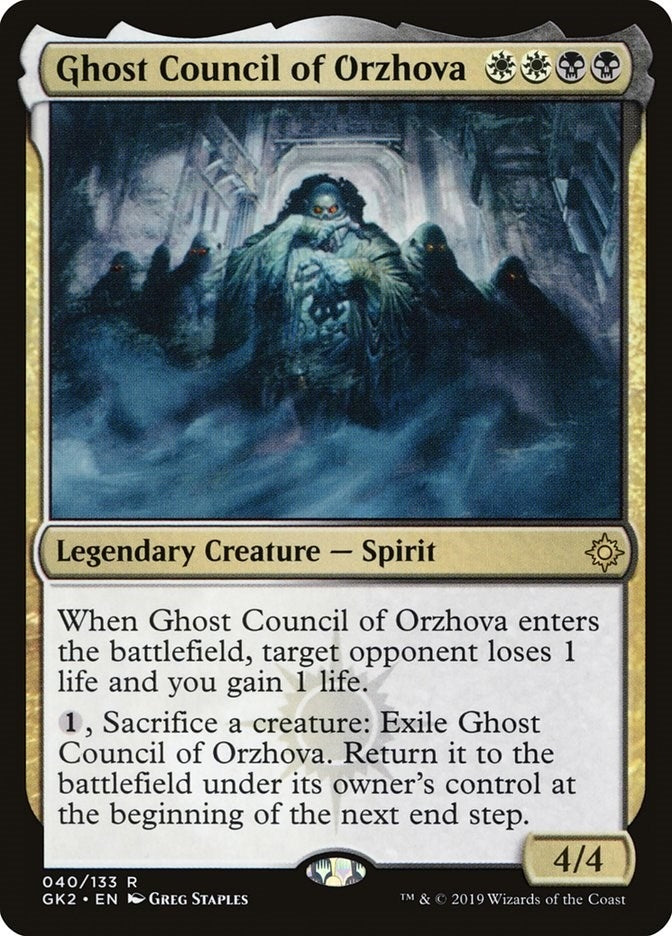 Ghost Council of Orzhova (40) [GK2] - MTG Single