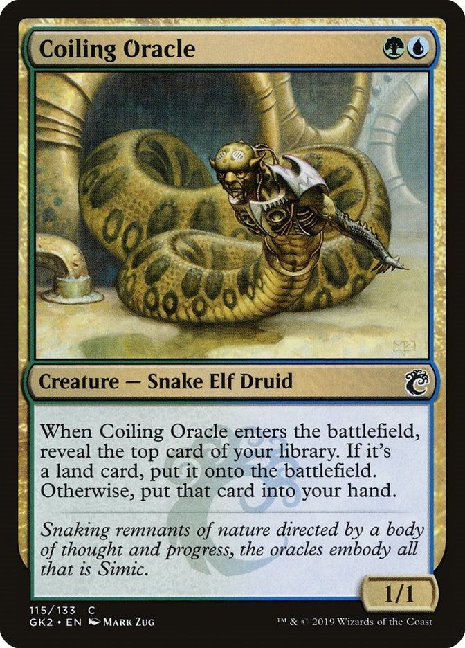 Coiling Oracle (115) [GK2] - MTG Single