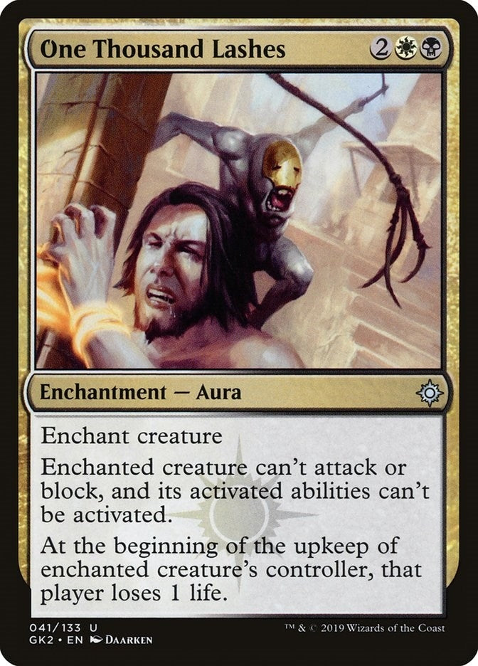 One Thousand Lashes (41) [GK2] - MTG Single