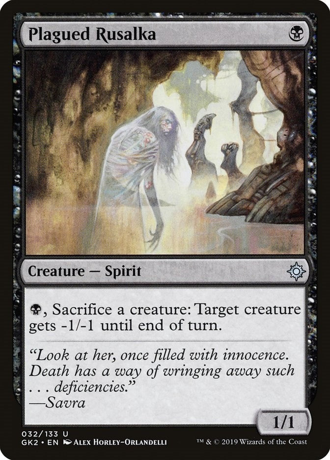 Plagued Rusalka (32) [GK2] - MTG Single