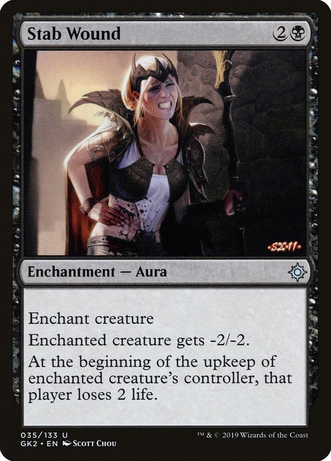 Stab Wound (35) [GK2] - MTG Single