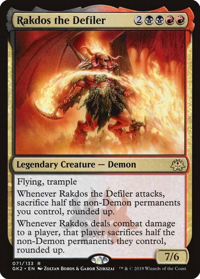 Rakdos the Defiler (71) [GK2] - MTG Single