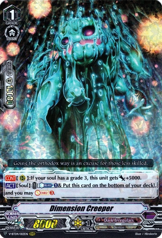 Dimension Creeper (4012) [V-BT04] - Cardfight Vanguard Single