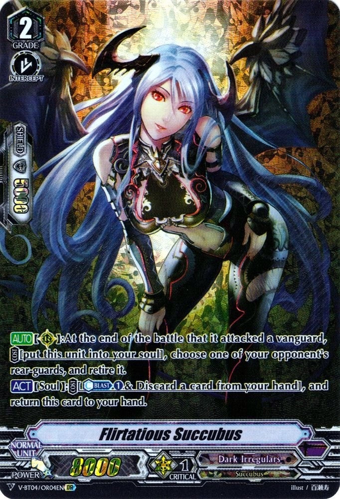 Flirtatious Succubus (OR) (404) [V-BT04] - Cardfight Vanguard Single