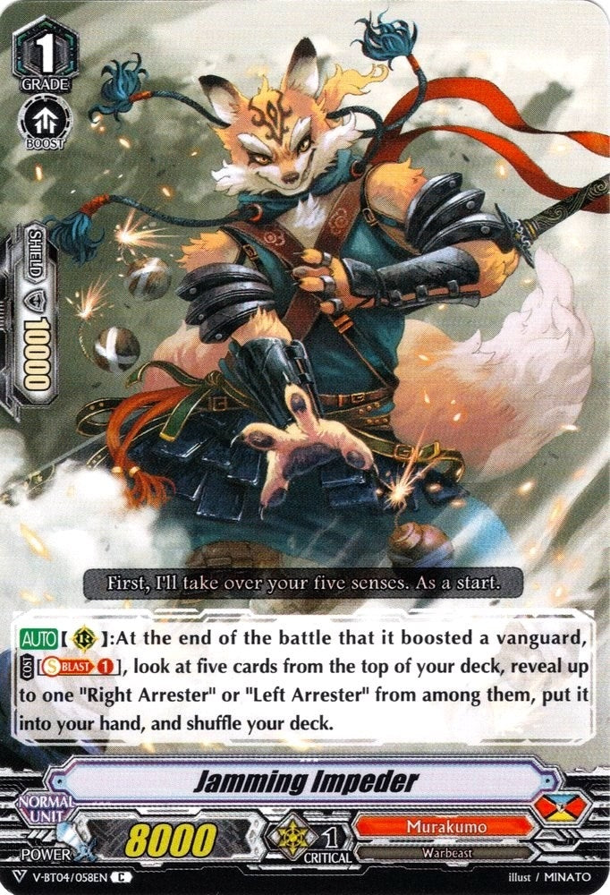 Jamming Impeder (4058) [V-BT04] - Cardfight Vanguard Single