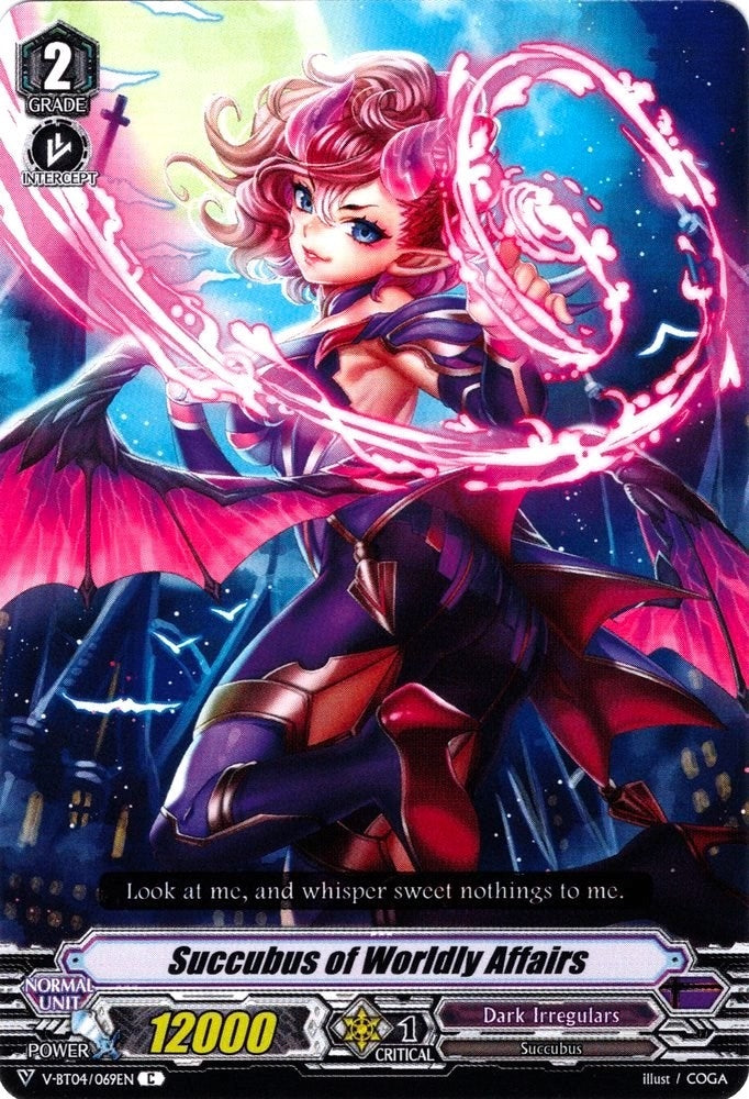 Succubus of Worldly Affairs (4069) [V-BT04] - Cardfight Vanguard Single