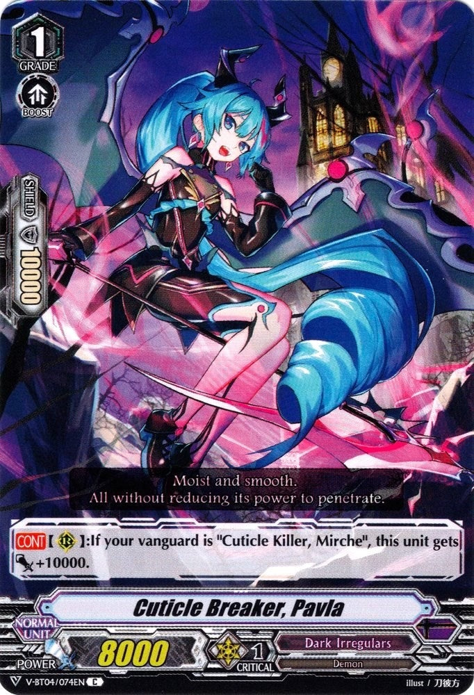 Cuticle Breaker Pavla (4074) [V-BT04] - Cardfight Vanguard Single