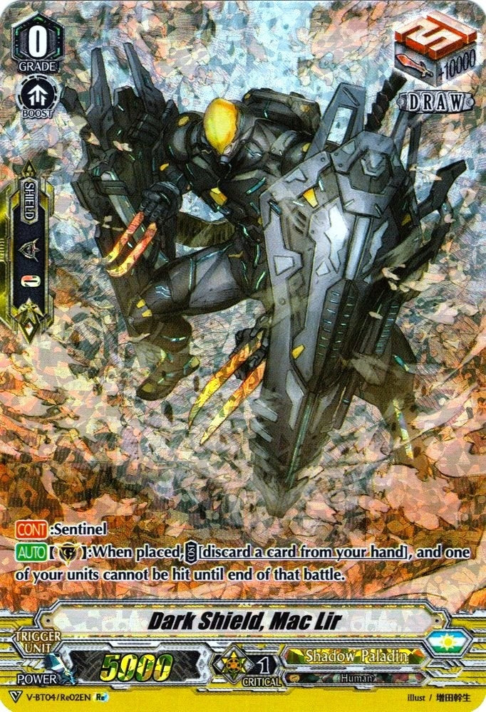 Dark Shield Mac Lir (402) [V-BT04] - Cardfight Vanguard Single