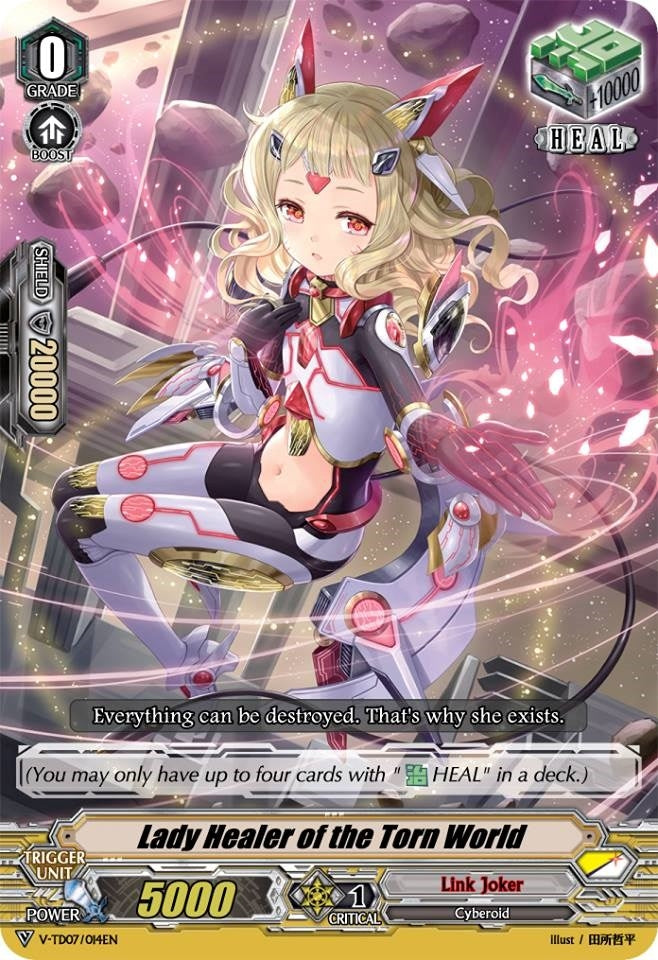 Lady Healer of the Torn World (7014) [V-TD07] - Cardfight Vanguard Single
