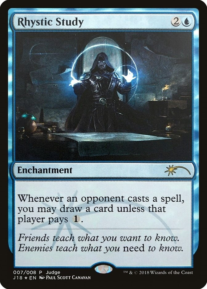 Rhystic Study (7) [JDG] - MTG Single