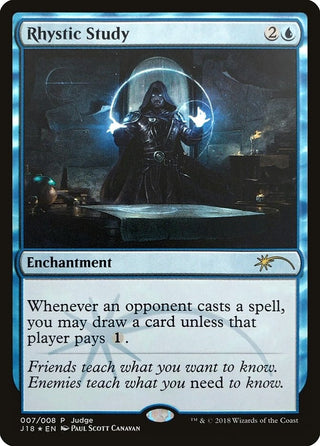 Rhystic Study (7) [JDG] - MTG Single