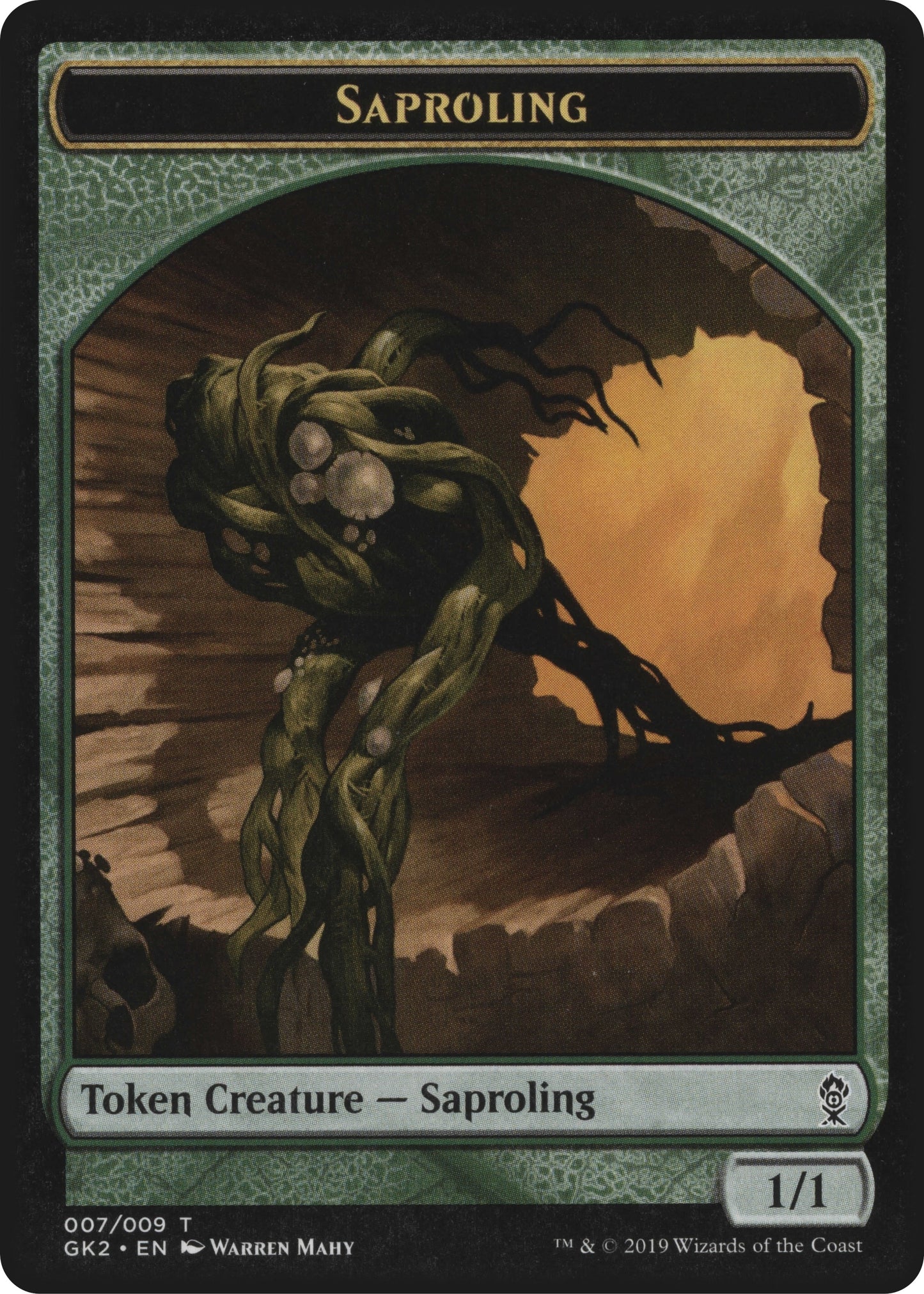 Saproling // Wurm Token (0) [GK2] - MTG Single