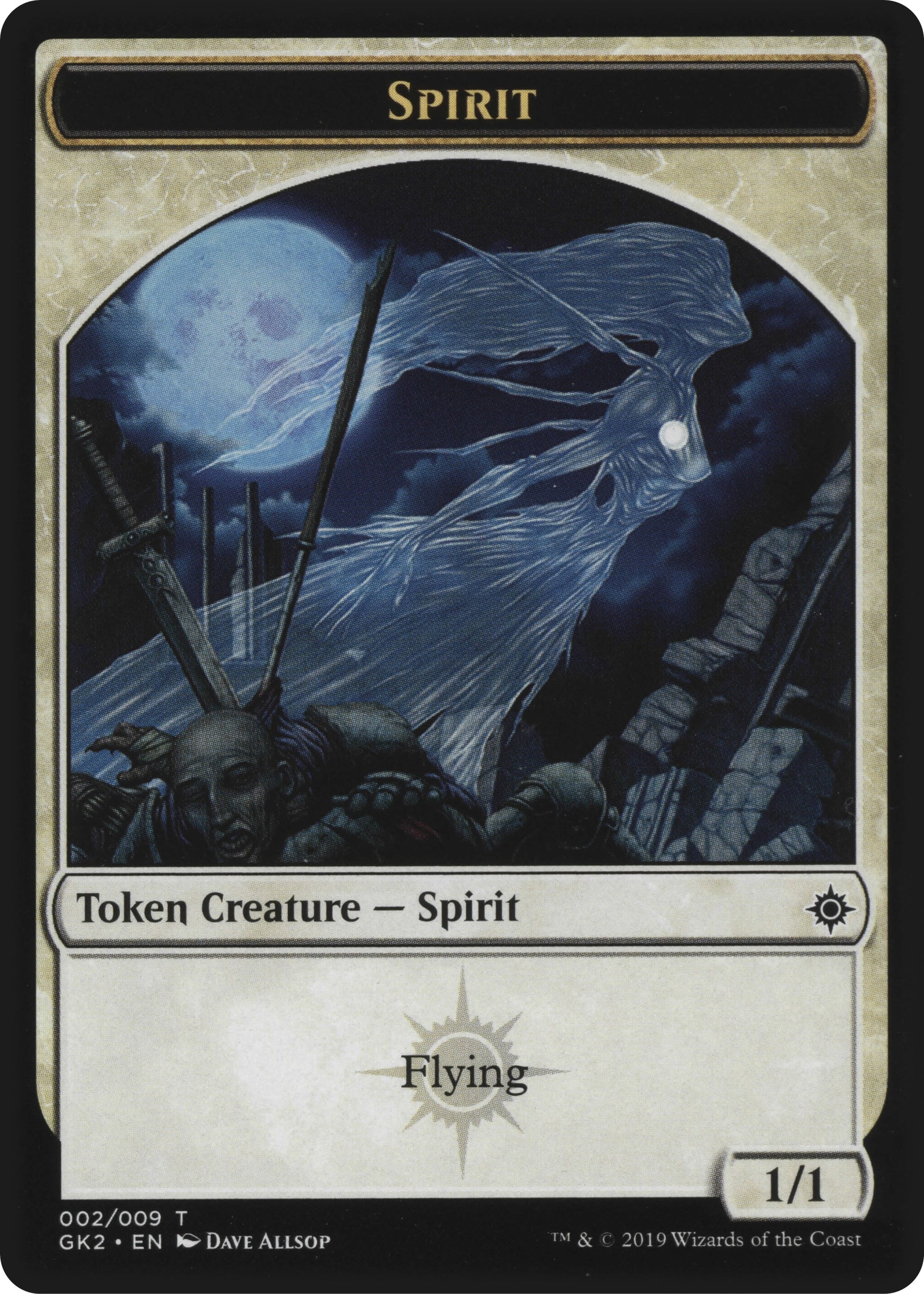 Spirit (002) // Spirit (010) Token (0) [GK2] - MTG Single