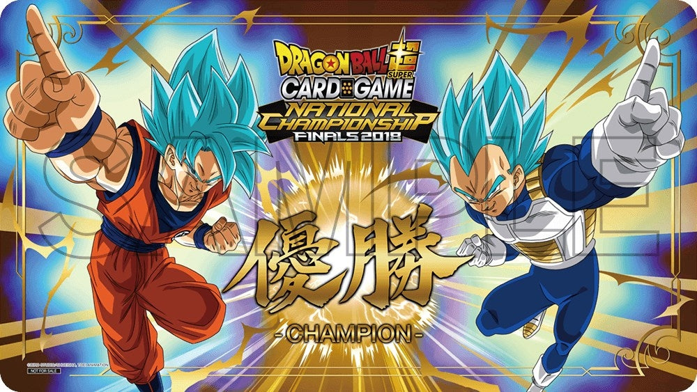 Dragon Ball Super: National Championship Finals 2018 - 1st Place Playmat - Playmats Sealed