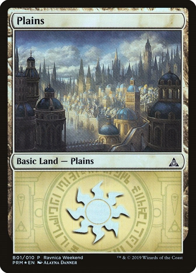 Plains - Azorius (B01) (1) [LARP] - MTG Single