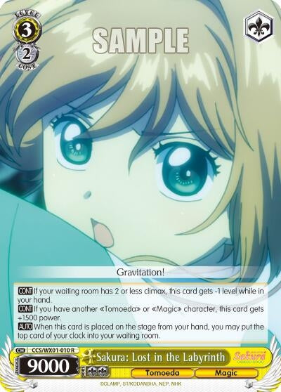 Sakura: Lost in the Labyrinth (1010) [CCS/WX01] - Weiss Schwarz Single