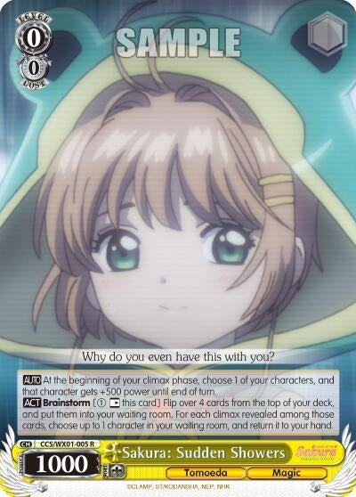 Sakura: Sudden Showers (1005) [CCS/WX01] - Weiss Schwarz Single