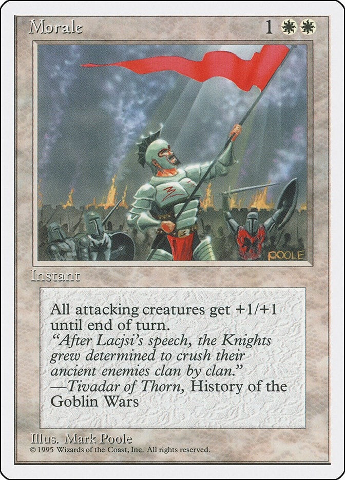 Morale [4ED] - MTG Single