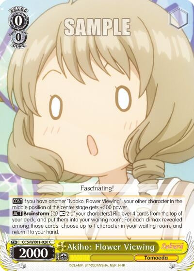 Akiho: Flower Viewing (1020) [CCS/WX01] - Weiss Schwarz Single