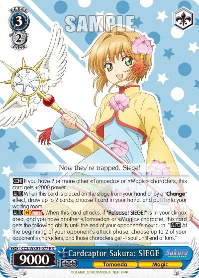 Cardcaptor Sakura: SIEGE (1077) [CCS/WX01] - Weiss Schwarz Single