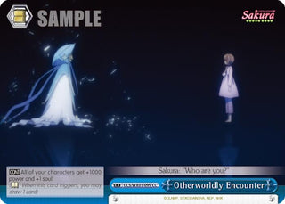Otherworldly Encounter (1099) [CCS/WX01] - Weiss Schwarz Single