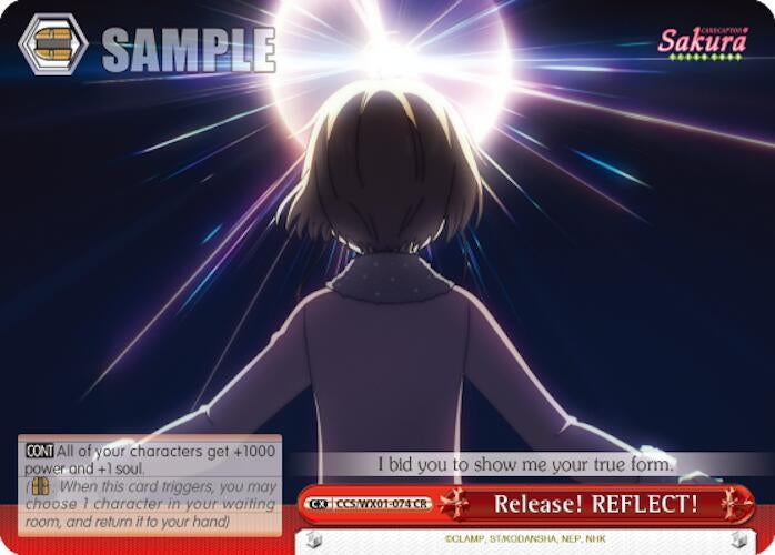 Release! REFLECT! (1074) [CCS/WX01] - Weiss Schwarz Single
