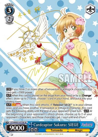 Cardcaptor Sakura: SIEGE (SP) (1077) [CCS/WX01] - Weiss Schwarz Single