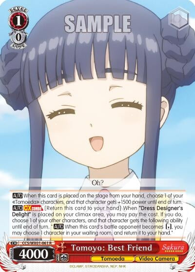 Tomoyo: Best Friend (1061) [CCS/WX01] - Weiss Schwarz Single
