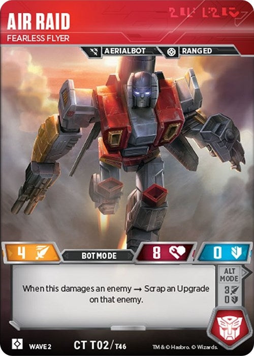 Air Raid - Fearless Flyer (2) [TRW2] - Transformers TCG Single