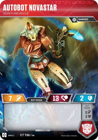 Autobot Novastar - Search and Rescue (6) [TRW2] - Transformers TCG Single