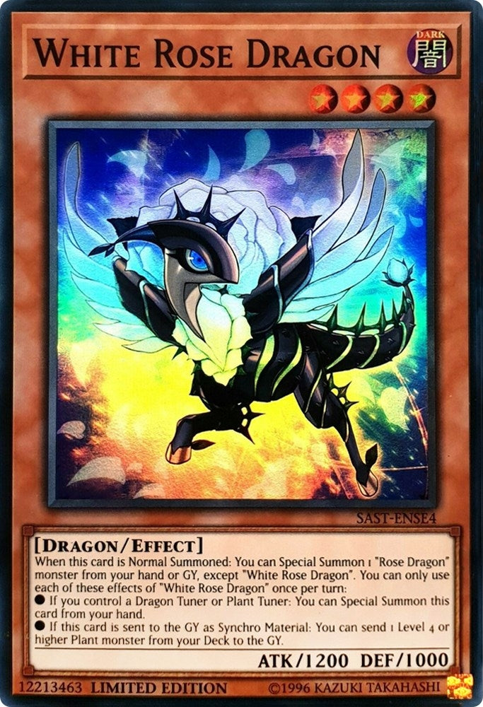 White Rose Dragon (4) (SAST) - YuGiOh Single