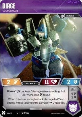 Dirge - Doombringer (22) [TRW2] - Transformers TCG Single