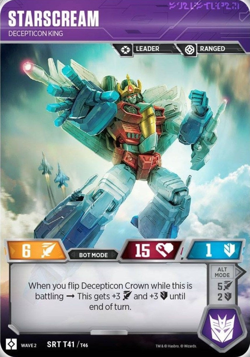Starscream - Decepticon King (41) [TRW2] - Transformers TCG Single