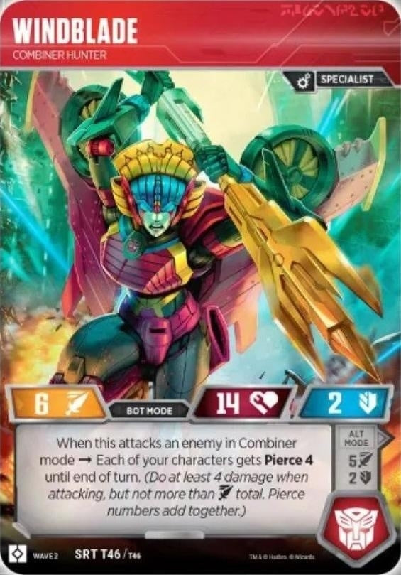 Windblade - Combiner Hunter (46) [TRW2] - Transformers TCG Single