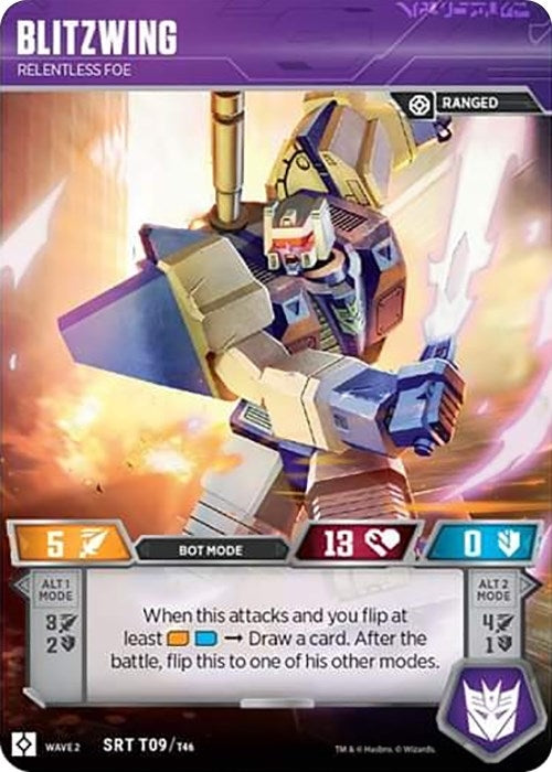 Blitzwing - Relentless Foe (9) [TRW2] - Transformers TCG Single