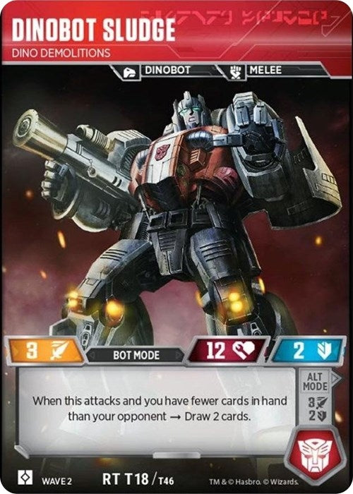 Dinobot Sludge - Dino Demolitions (18) [TRW2] - Transformers TCG Single