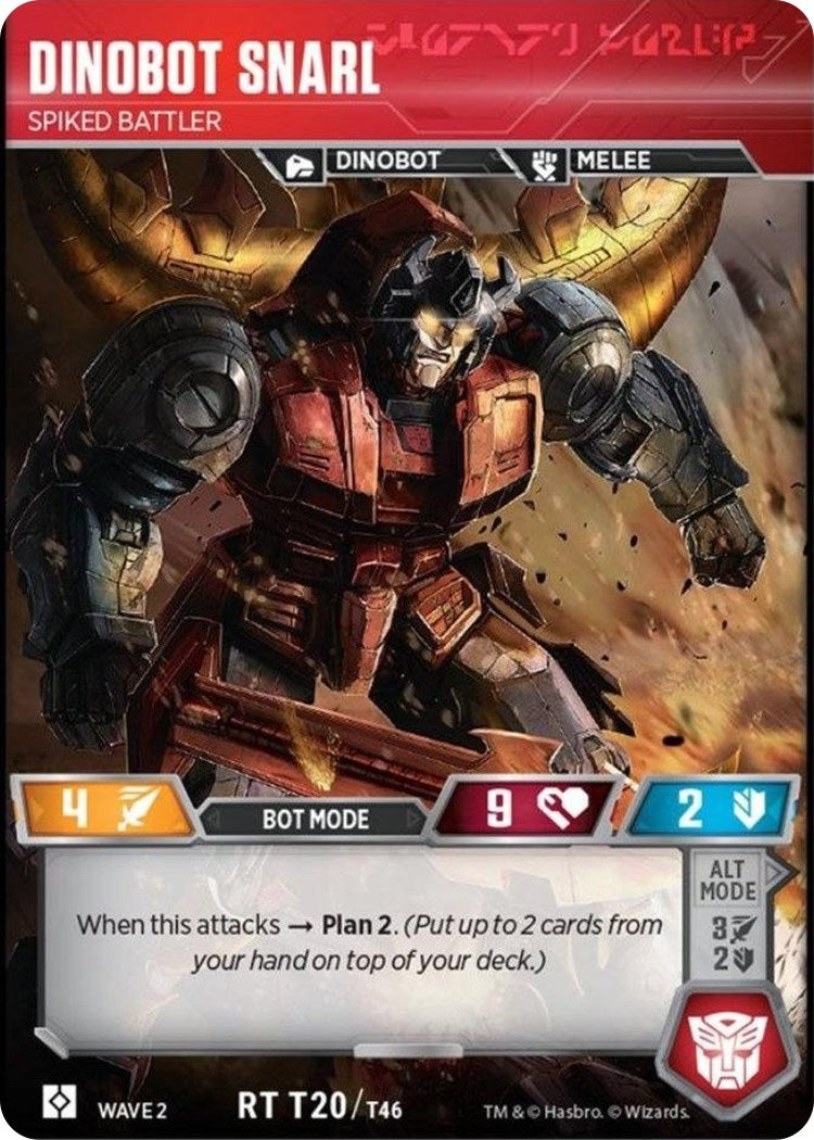 Dinobot Snarl - Spiked Battler (20) [TRW2] - Transformers TCG Single