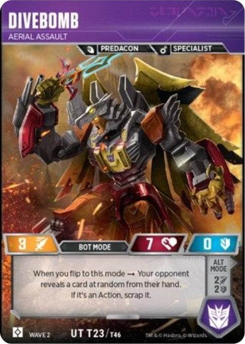 Divebomb - Aerial Assualt (23) [TRW2] - Transformers TCG Single