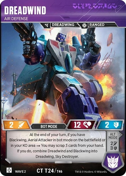 Dreadwind - Air Defense (24) [TRW2] - Transformers TCG Single